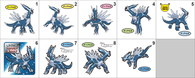 483 Dialga Pan Stickers Pokemon