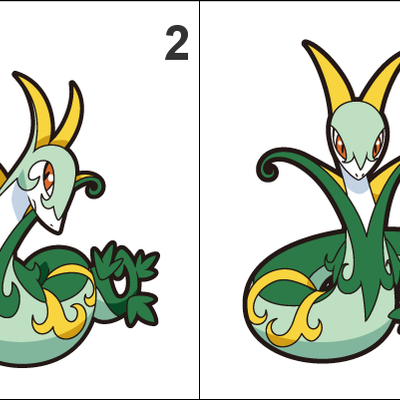 497 serperior pan stickers pokemon - Thumbnail 4