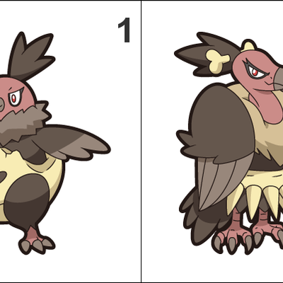 629, 630 vullaby, mandibuzz pan stickers pokemon - Thumbnail 2