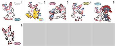 700 Sylveon Pan Stickers Pokemon