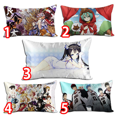 New Anime Design Dakimakura Rectangle 40 x 70 Pillow Covers