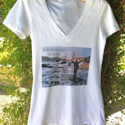 On the other side of fear lies freedom- ellie stone 