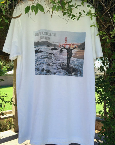 On the other side of fear lies freedom- Ellie Stone 