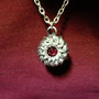 Jelly Donut - Crystal/gemstone Chainmaille Pendant - Thumbnail 3