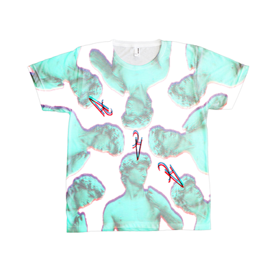 Statue of Davids white T-shirt 
