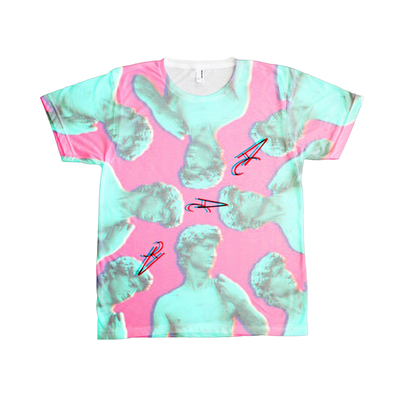 Statue of davids pink t-shirt  - Thumbnail 2