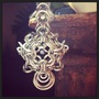 Captive Marble Chainmaille Pendant - Thumbnail 1