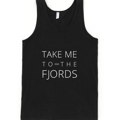 Take me to the fjords unisex top 