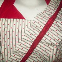 Alice in Wonderland Costume Dress-Red Um Dress-Tim Burton's Alice - Thumbnail 1