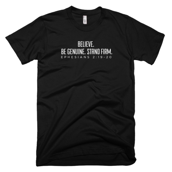 Mens' Slogan Tee (White Print)