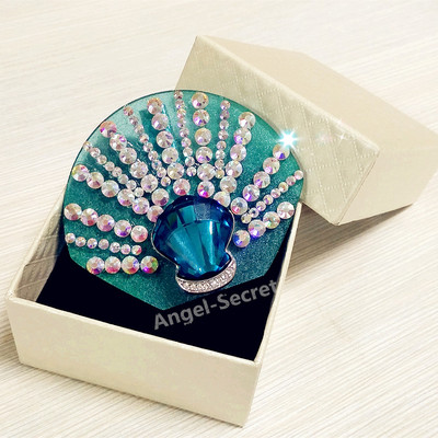 Br03 cosplay princess new crystal little mermaid ariel park style brooch