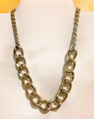 Gold Chain Cuban Link Necklace