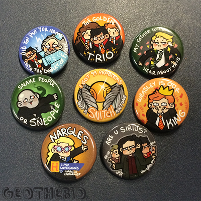 Harry Potter Pin Set (8)