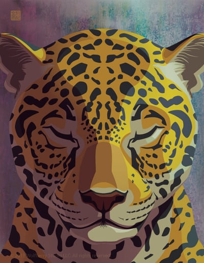 Jaguar Dreaming (8.5" x 11" print)