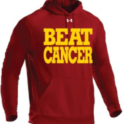 Cardinal/gold under armour®‎ hoodie