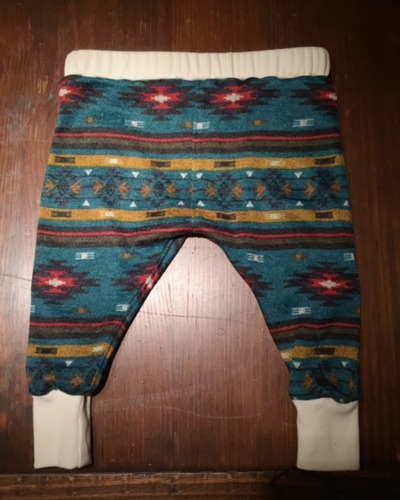 Teal Geometric Leggings