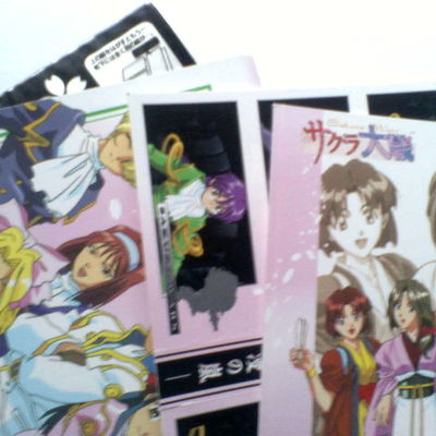 Sega dreamcast sakura wars wseal postcards rare brand new