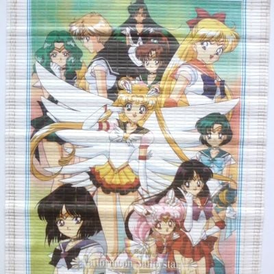 Rare sailor moon stars bamboo scroll - Thumbnail 3