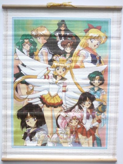 RARE Sailor Moon Stars Bamboo Scroll
