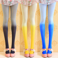 Sweet candy color gradient tights - Thumbnail 1