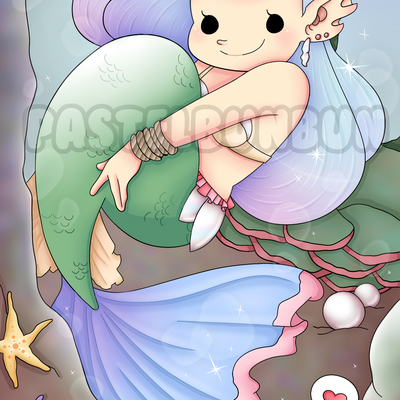 Mystical mermaid print (medium)