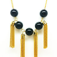 The Cleopatra Necklace: Onyx Necklace - Thumbnail 1