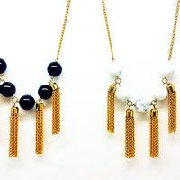 The Cleopatra Necklace: Onyx Necklace - Thumbnail 2