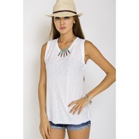 Basic White Tank - Thumbnail 1