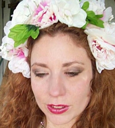 Summer Roses Flower Crown Headdress