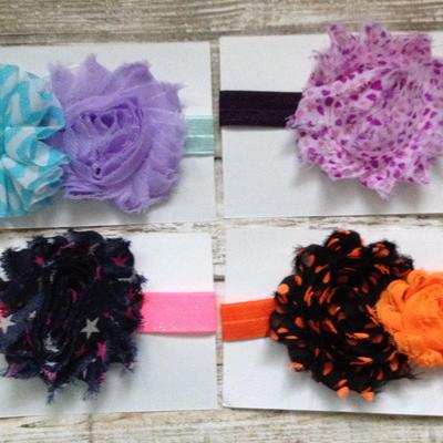 Sized flower headbands (1-2 yrs)