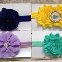 Sized Flower Headbands (1-2 yrs) - Thumbnail 3