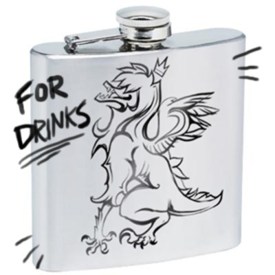 Sans title 6oz flask