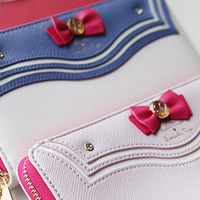 Cartoon sweet bowknot sailor zipper wallet - Thumbnail 2