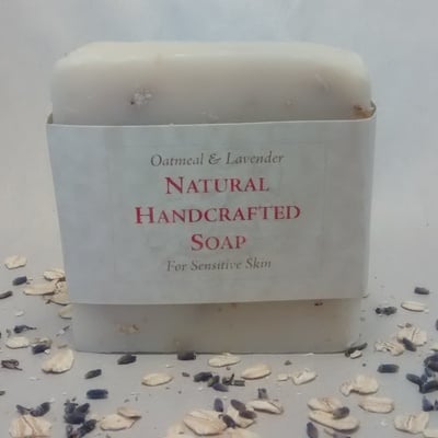 Oatmeal & lavender soap for sensitive skin