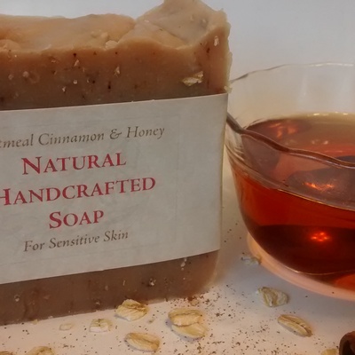 Oatmeal cinnamon & honey soap for sensitive skin