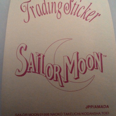Sailor moon 1998 trading sticker card 53 jpp/amada toei rare mint