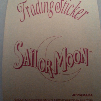 Sailor moon 1998 trading sticker card 78 jpp/amada toei rare mint