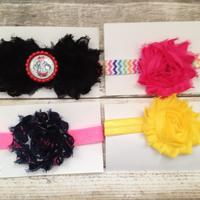 Sized Flower Headbands (2 years +) - Thumbnail 2