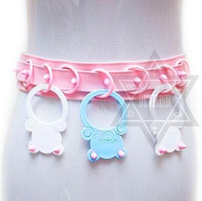 Pastel bear belt