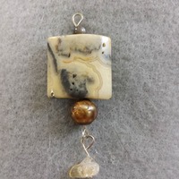Creamy Jasper Pendant - Thumbnail 1