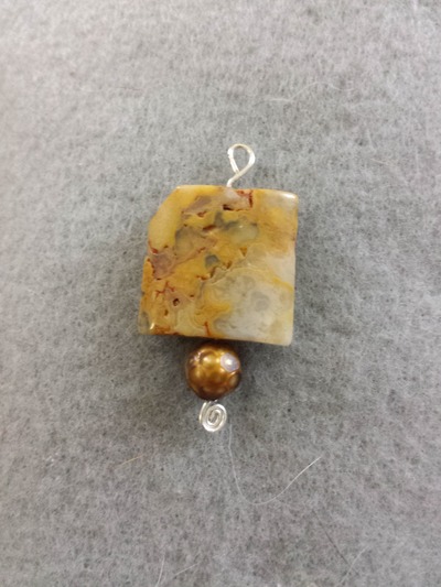 Variegated Jasper Pendant