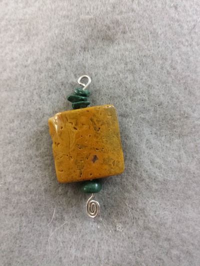 Mustard Jasper Pendant