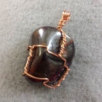 Wire Wrapped Muggle Stone Pendant