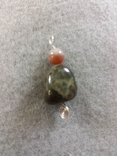 Green Ocean Jasper Tiny Pendant