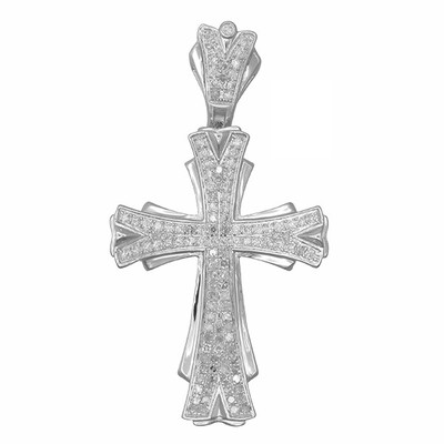 White gold diamond cross - 0.90ct