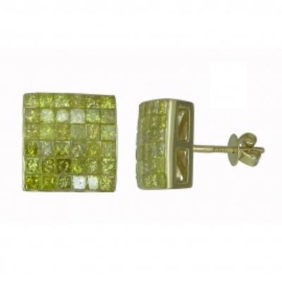 Diamond earrings - 3.88ct
