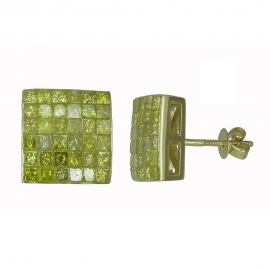 Diamond Earrings - 3.88CT