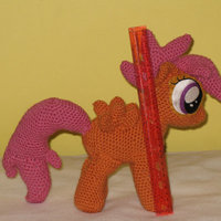Scootaloo Plush Crocheted Amigurumi - Thumbnail 2