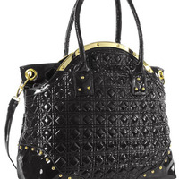 Quilted Patent Tall Carry-All - Thumbnail 1