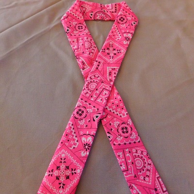 Water gel neck cooler - bandana (pink)